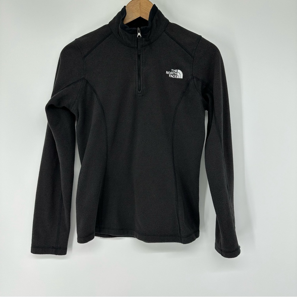 The North Face 1/4 Zip Fleece Jacket Grey Woman’s Size XS